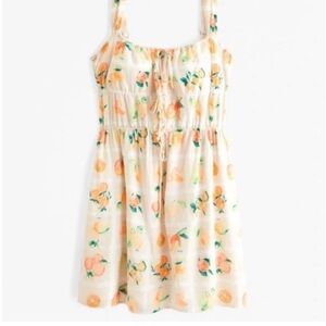 Abercrombie & Fitch Citrus Print Dress